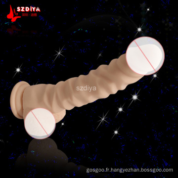 Femmes Sex Toys Adultes Hackbuteer Long Giant Dildo (DYAST394)